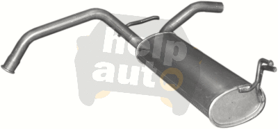 Глушитель для Citroen C1 / Peugeot 107 / Toyota Aygo 1.0i -12V 05-08 / 09 - Фото №1