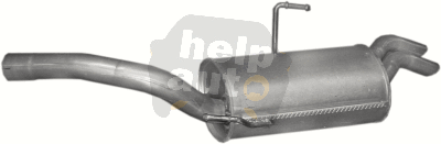 Глушитель для Citroen Evasion; Peugeot 806 2.0 HDi 05 / 00 - 02 - Фото №1