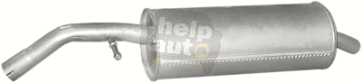 Глушитель для Citroen C3 I / Pluriel 1.6i -16V 02-; Peugeot 1007 1.6i -16V 04- - Фото №1