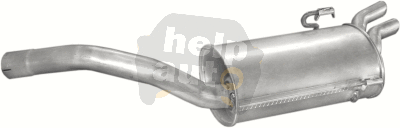 Глушитель для Citroen Evasion / Fiat Ulysse 94- 1.9TD-2.0i Turbo - Фото №1
