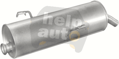 Глушитель для Peugeot 206 1.1; 1.4; 1.6 96- - Фото №1