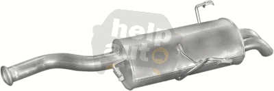 Глушитель для Peugeot 607 2.2HDI TD 12 / 99 -04 - Фото №1
