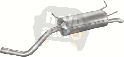 Глушитель для Renault Megane 1.4i 16V 99- - Фото №1
