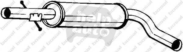 Резонатор для Audi A3 / Seat Leon, Toledo / Skoda Octavia / Volkswagen Bora, Golf, New beetle - Фото №1