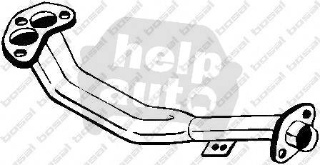 Приемная труба для Honda Civic / Rover 200, 400 - Фото №1